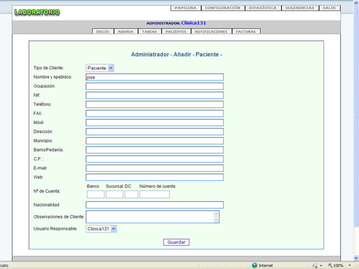 software pacientes